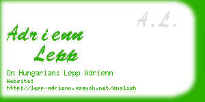adrienn lepp business card